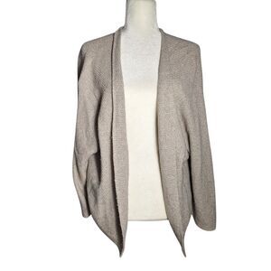 Brandy Melville Womens Open Front Cardigan Wool Blend High Low One Size